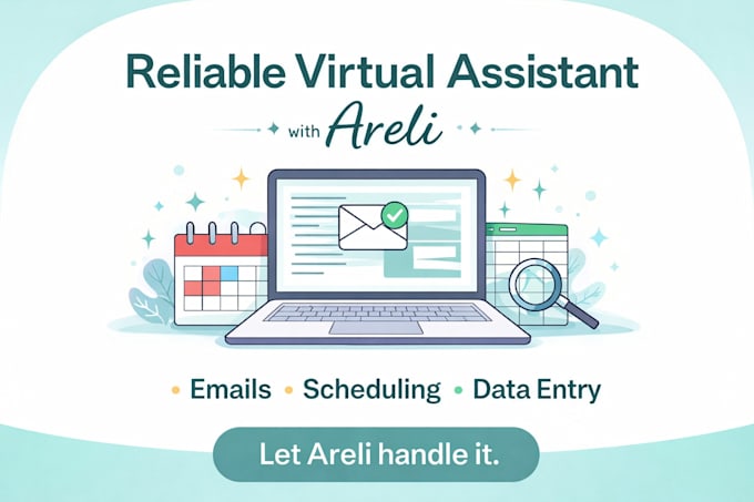 manage emails, calendars, data entry, and web research