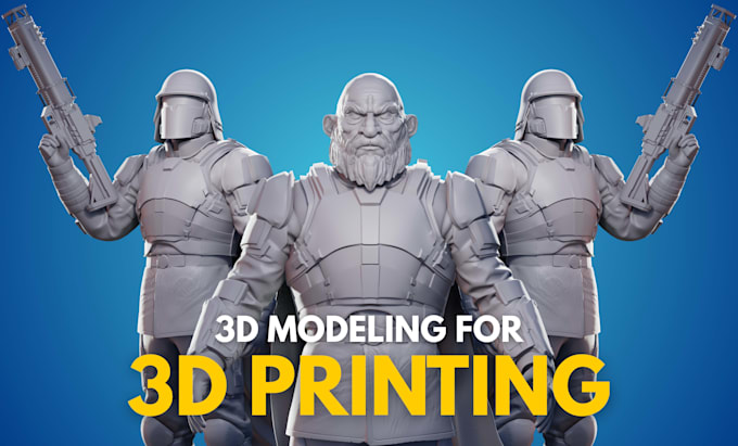 sculpt character 3d models and 3d characters for 3d printing