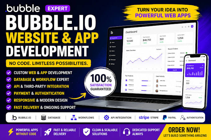 build bubble io website bubble app bubble developer bubble mvp saas bubble io