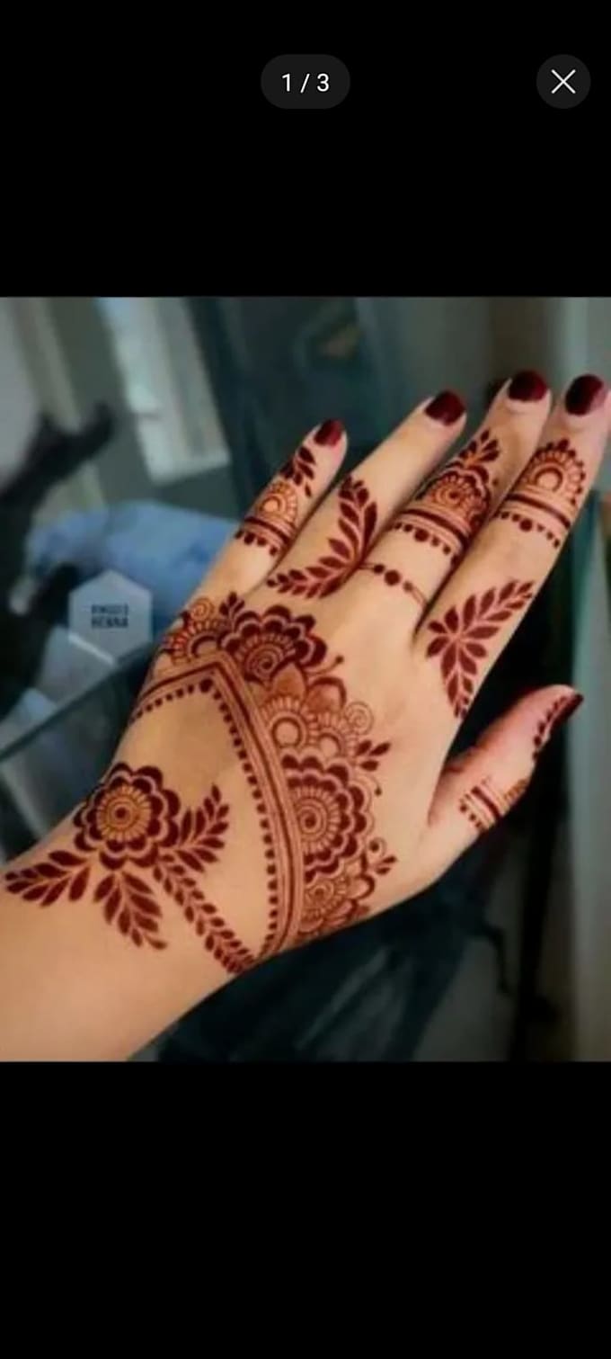 design beautiful henna patterns for you