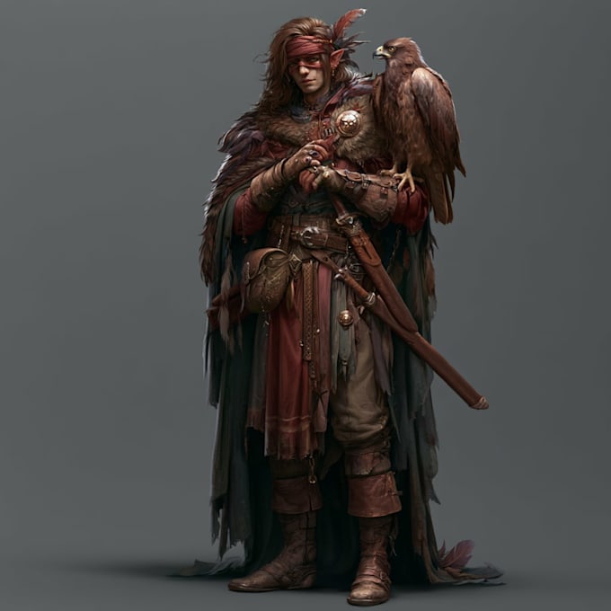 create your dnd or fantasy rpg character art