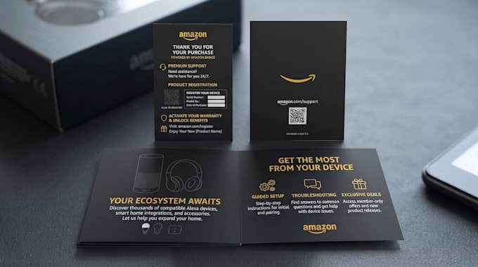 design amazon thank you card within 4 hours