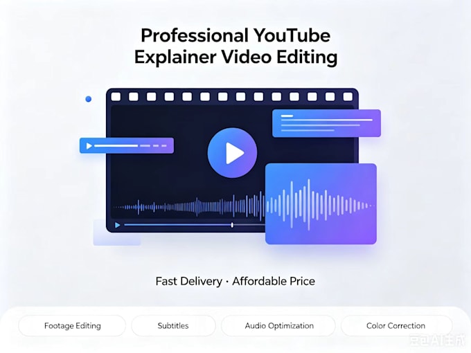 edit professional youtube explainer and commentary videos