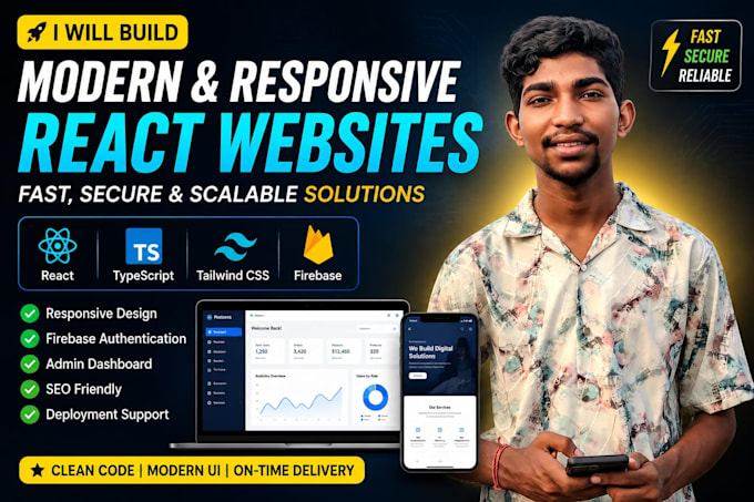 build a responsive react websiteq