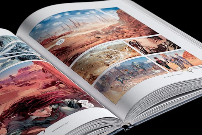 illustrate stunning graphic novel covers and comic book characters