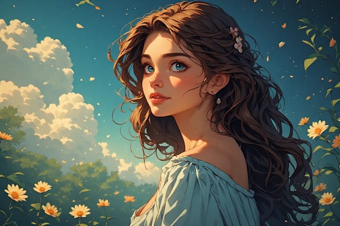 do custom disney cartoon portrait