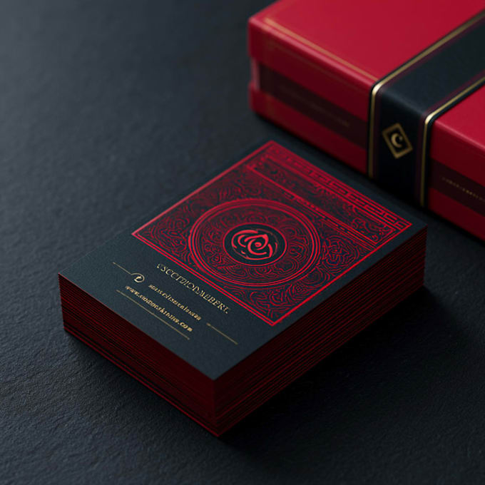 create a professional custom business card design