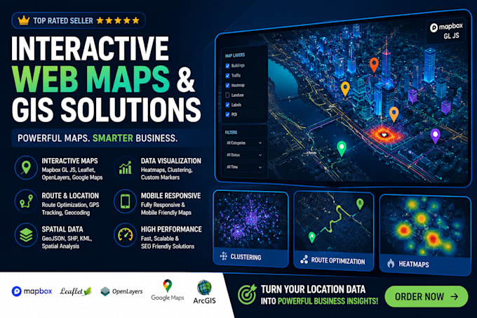 create and edit interactive gis web maps with mapbox leaflet and goggle maps