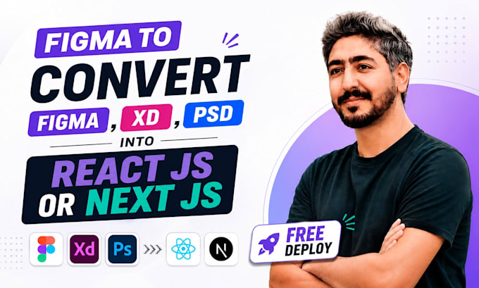 convert figma to responsive react or nextjs