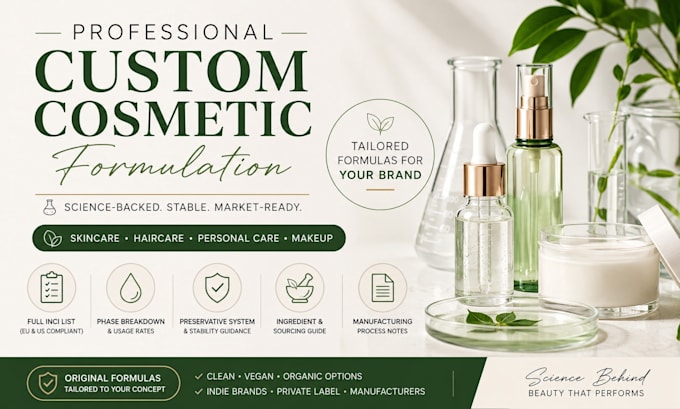 be your custom skincare cosmetic formulation chemist