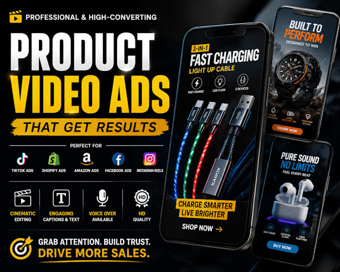 create high converting product video ads