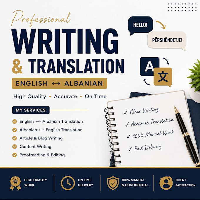 translating english and albanian documents