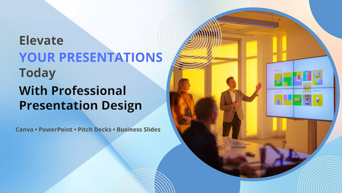 design minimalist and modern presentation slides