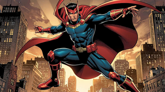 superhero character for comics