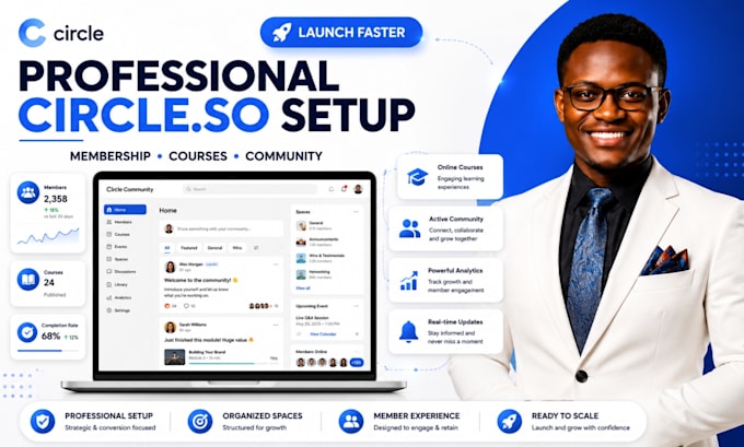 setup your circle so community circle online course membership website migration