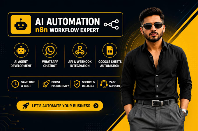build ai automation workflows with n8n, whatsapp agents