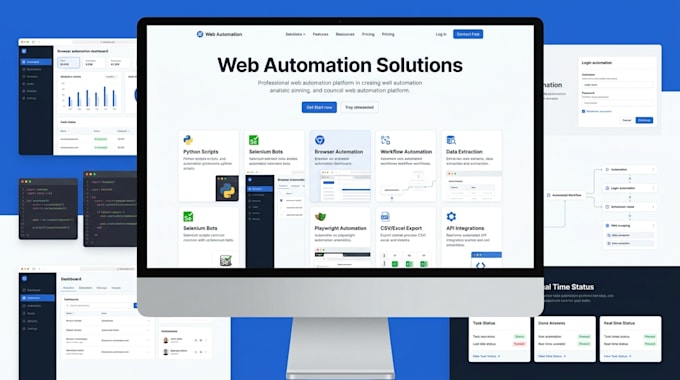develop web automation, python scripts, selenium bot and browser automation