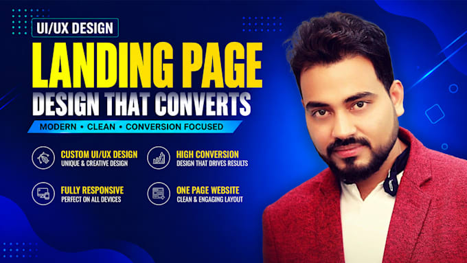 design a conversion focused landing page and sales funnel