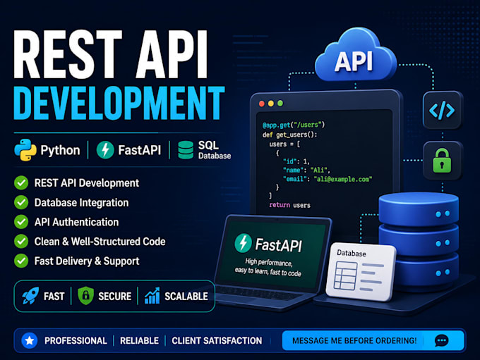 develop rest apis using python fastapi