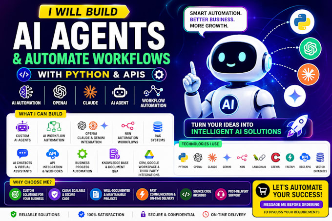 build n8n automation,python script,web scraping,web bot,ai agent,claude,openclaw