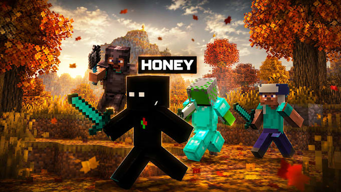 make high quality minecraft thumbnails for you