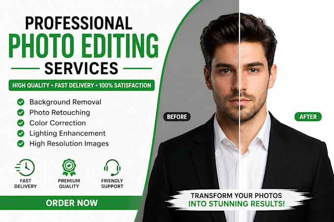 professional photo retouching and image editing