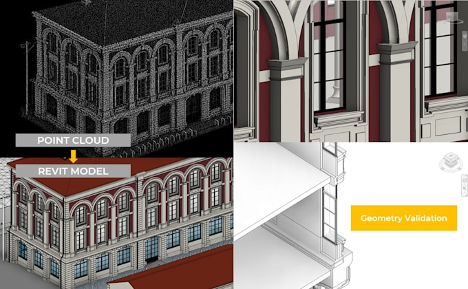 create as built revit model from point cloud