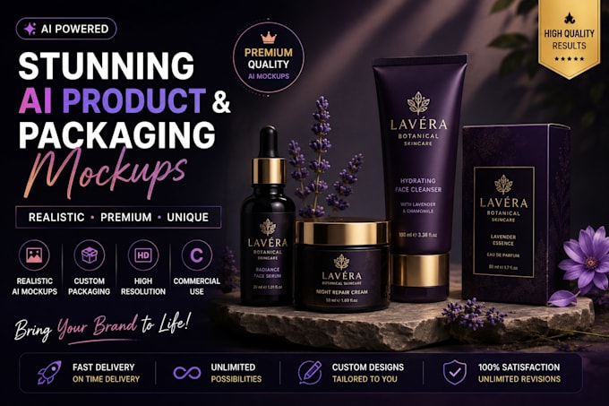 create stunning ai product and packaging mockups