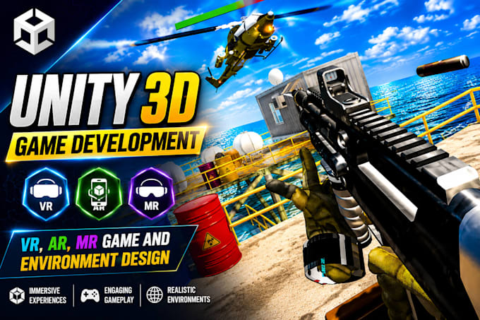 develop VR multiplayer game ar application for quest, oculus in unreal and unity