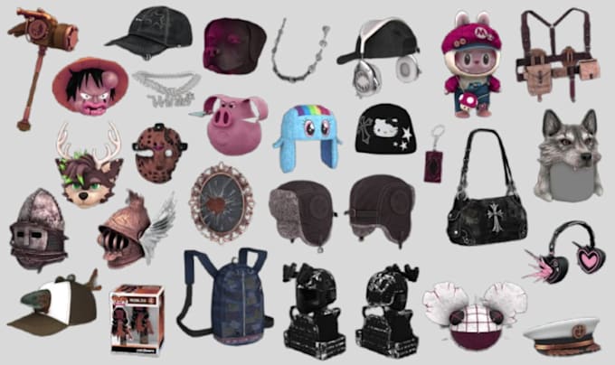 create custom roblox characters, avatars, and blender 3d models