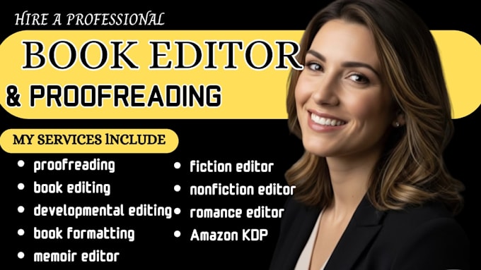 proofread memoir, fiction novels, developmental book editor, self help debut