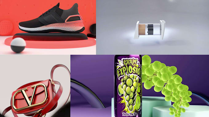 create 3d product animation, modeling, rendering and exploded view