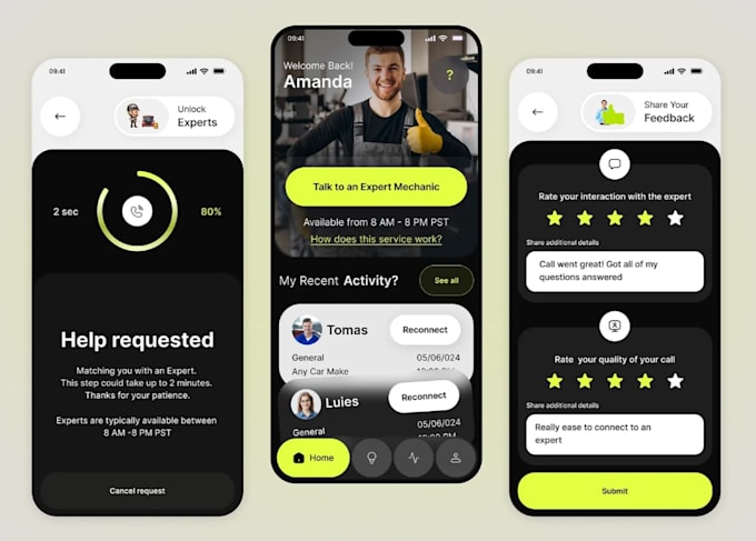build a custom mechanic app
