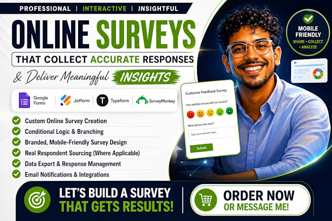 create fill online survey jotform typeform googleform respondent market research