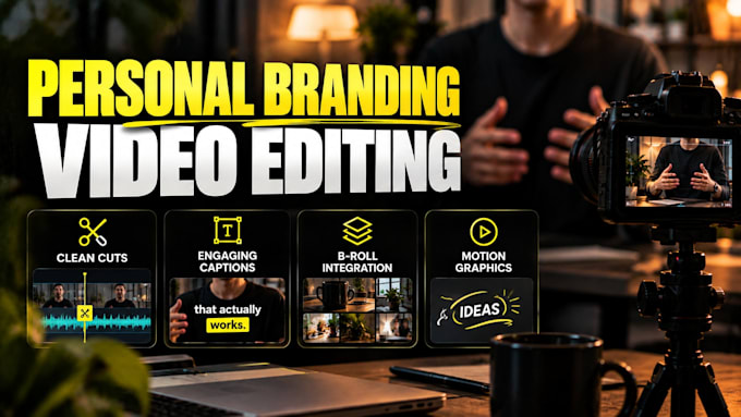 edit engaging personal branding talking head videos