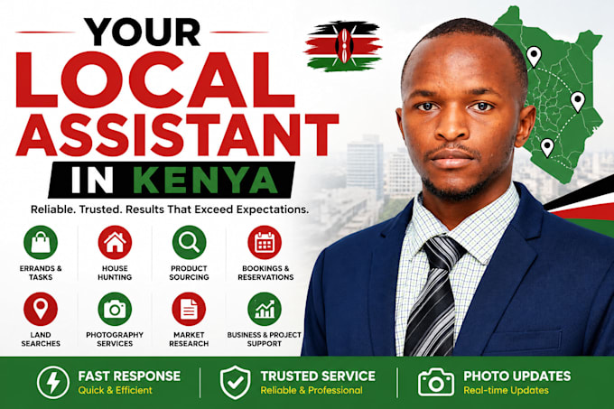 be your personal assistant and run errands in kenya