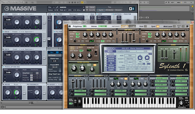 recreate that synth preset you love on Massive, Sylenth1