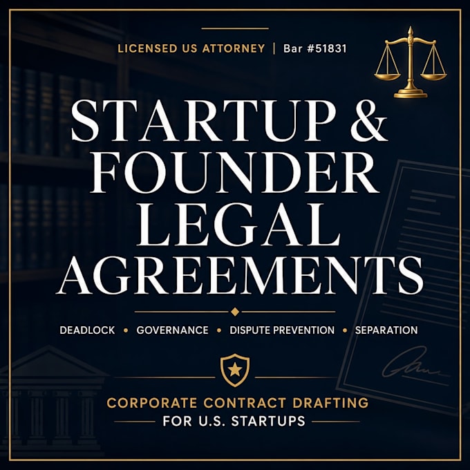 draft founder conflict resolution and separation agreements