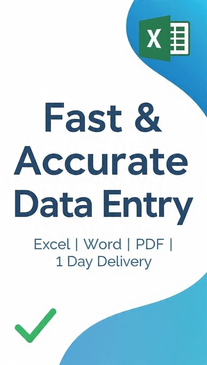 do fast and accurate data entry in excel or word