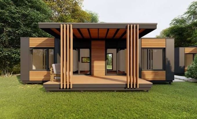 design timber or wood structure, framing and trusses plan
