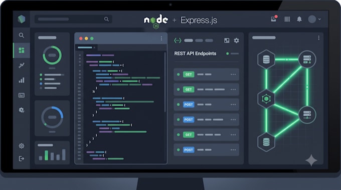 build a scalable rest API backend with nodejs and expressjs