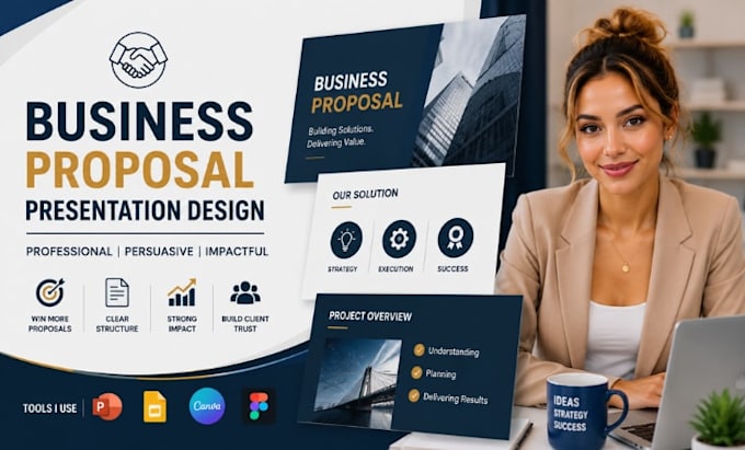 do business proposal presentation, company proposal, powerpoint design