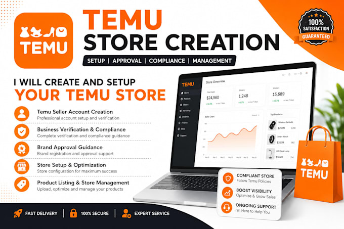 create your temu seller account