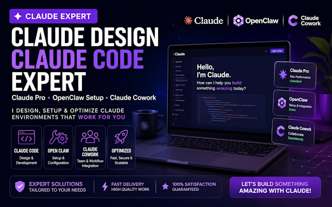 claude design claude pro open claw setup claude code design expert claude cowork
