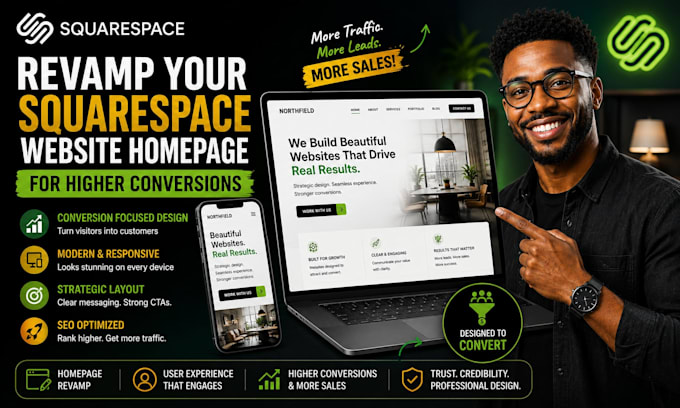 revamp your squarespace website homepage for higher conversions