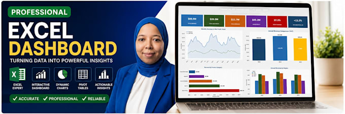 create a professional interactive excel dashboard