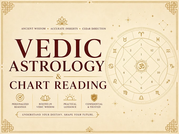 do vedic astrology, chart and nakshatra reading with remedies