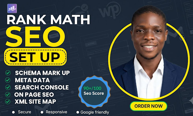 set up rank math SEO rank math schema markup rank math XML sitemap for wordpress