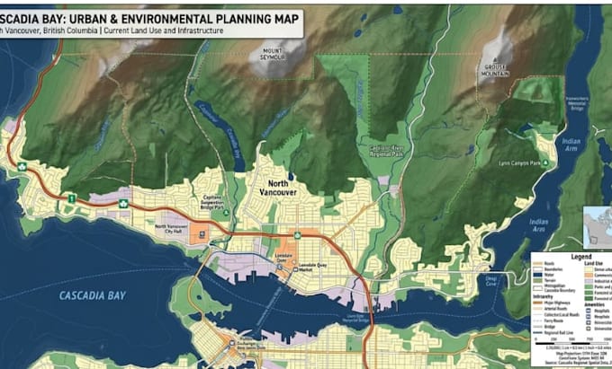create professional gis maps, cartography, and geospatial mapping services