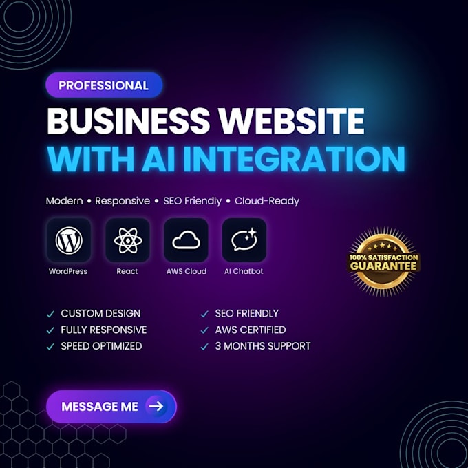 build modern business websites with ai automation